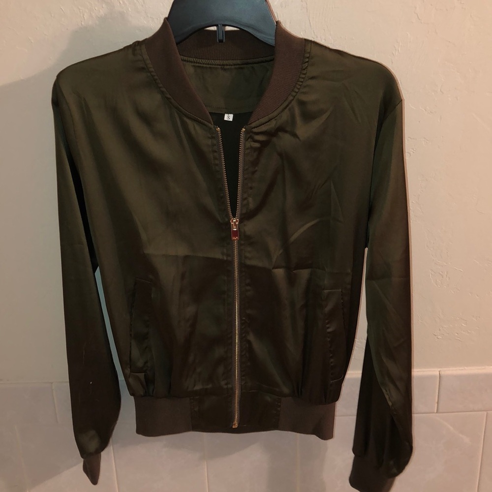 Small dark green jacket